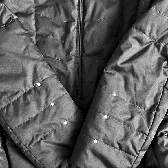 FERA Ski Parka Jacket black sz 16 thermolite insulation rhinestone trim - Picture 13 of 13